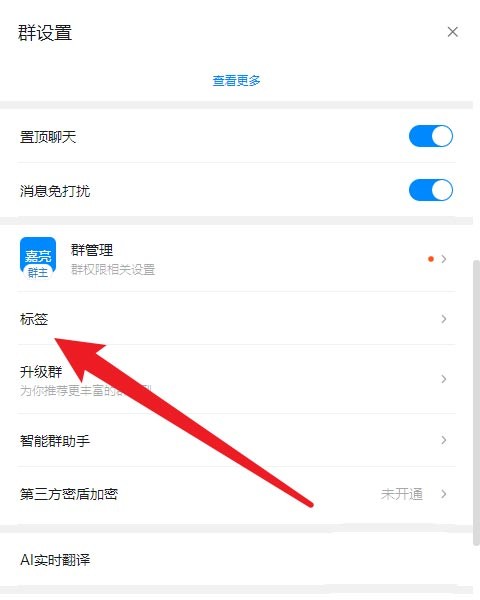 《钉钉》群标签修改方法